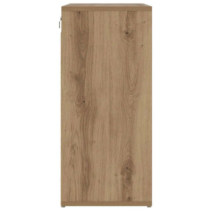 Schuhschrank Artisan-Eiche 77,5 x 30 x 67 cm Holzwerkstoff