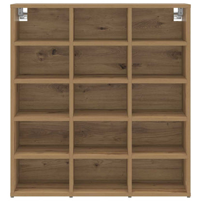 Schuhschrank Artisan-Eiche 77,5 x 30 x 83,5 cm Holzwerkstoff
