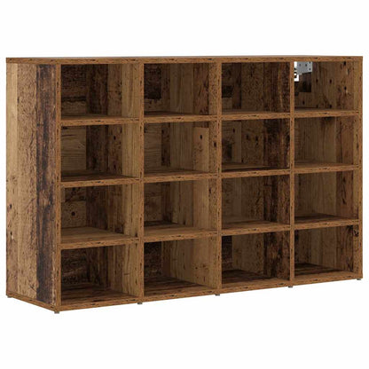 Schuhschrank mit Regal Altholz 103 x 30 x 67 cm Holzwerkstoff
