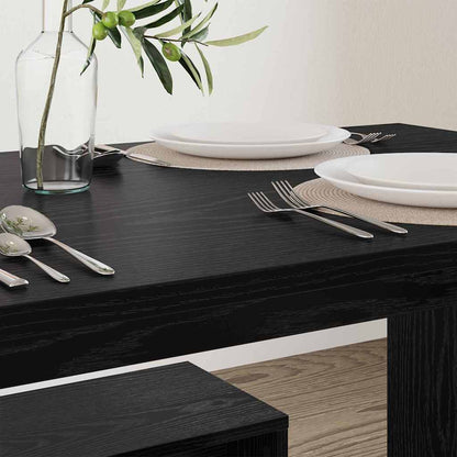 Essgruppe 2 pcs Schwarz Eichen-Optik 97 x 47 x 75 cm