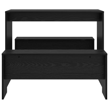 Essgruppe 2 pcs Schwarz Eichen-Optik 97 x 47 x 75 cm