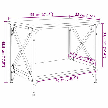 Beistelltisch Braun Holzwerkstoff