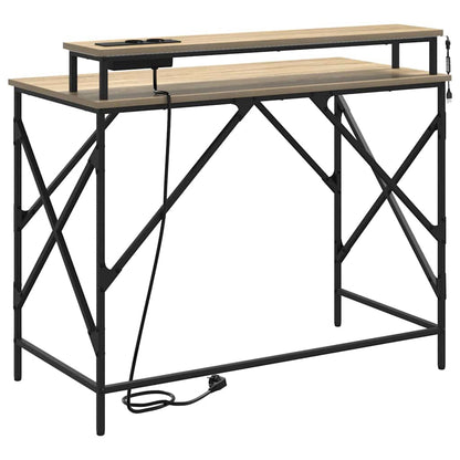 Schreibtisch Sonoma-Eiche 100 x 50 x 86.5 cm Holzwerkstoff