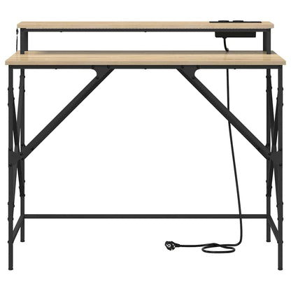 Schreibtisch Sonoma-Eiche 100 x 50 x 86.5 cm Holzwerkstoff