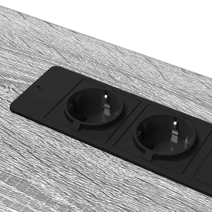 Schreibtisch Grau Sonoma 100 x 50 x 86.5 cm Holzwerkstoff