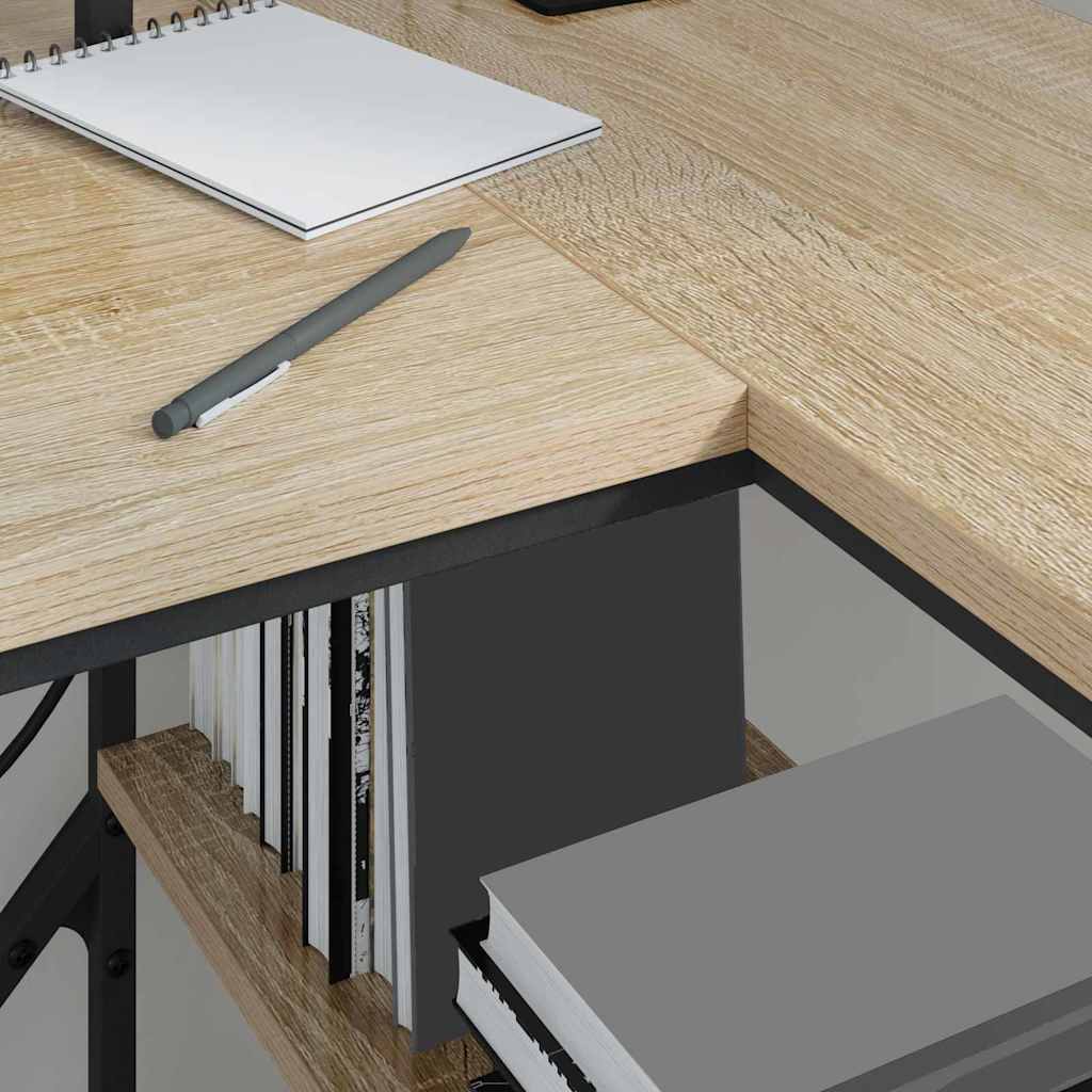 Schreibtisch Sonoma Eiche 120 x 79 x 86.5 cm Holzwerkstoff