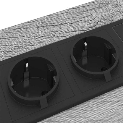 Nachttisch 2 pcs Grau Sonoma 30 x 48 x 61 cm Holzwerkstoff