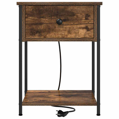 Nachttisch Räuchereiche 42 x 41 x 56 cm Holzwerkstoff