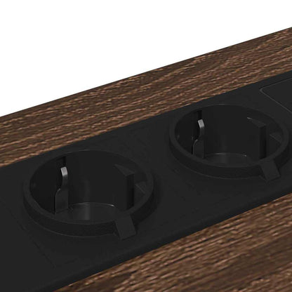 Nachttisch Braune Eiche 42 x 41 x 56 cm Holzwerkstoff