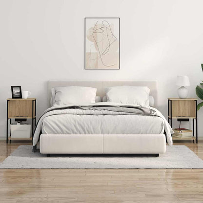 Nachttisch 2 pcs Sonoma Eiche 38 x 31 x 61 cm Holzwerkstoff