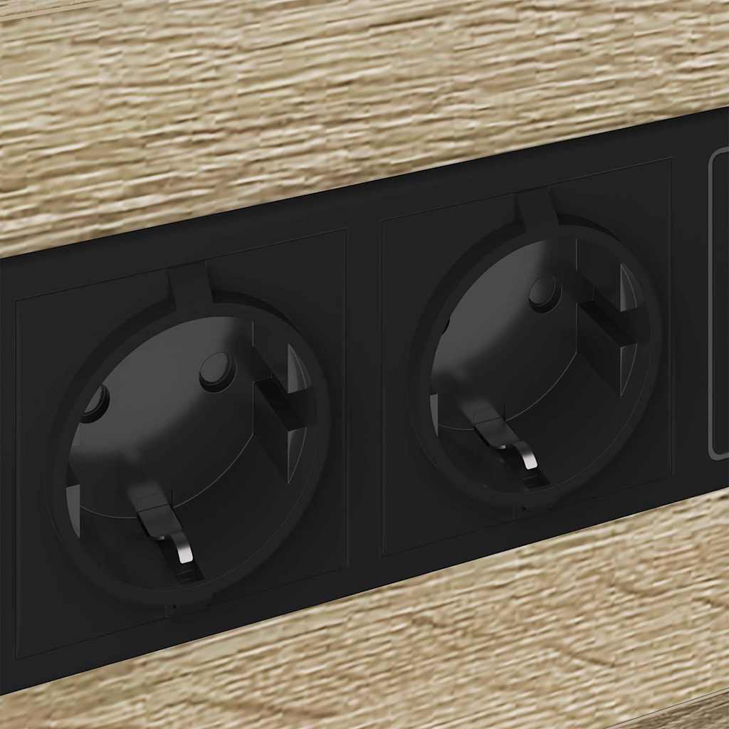 Nachttisch mit Ladestation Sonoma Eiche 40 x 31 x 60 cm