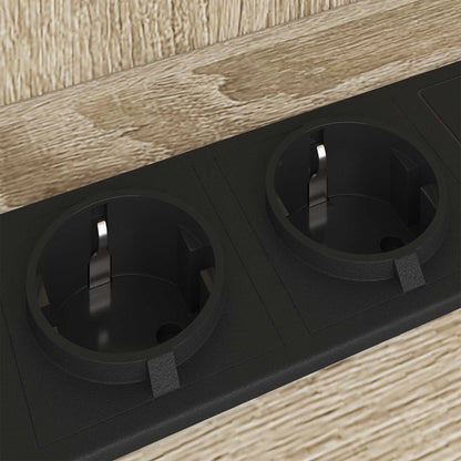 Nachttisch 2 pcs Sonoma-Eiche 40 x 40 x 61 cm Holzwerkstoff