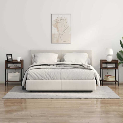 Nachttisch Braun Eichen-Optik 40 x 40 x 61 cm Holzwerkstoff