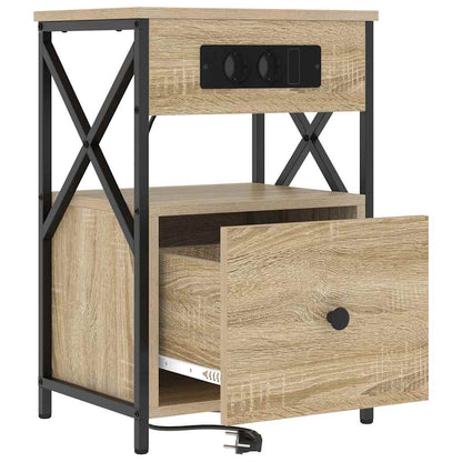 Nachttisch Sonoma Eiche 40 x 31 x 60 cm Holzwerkstoff