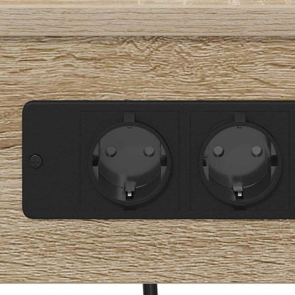 Nachttisch mit Ladestation 2 pcs Sonoma Eiche 41 x 31 x 51 cm