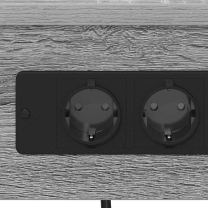 Nachttisch 2 pcs Grau Sonoma 41 x 31 x 76 cm Holzwerkstoff