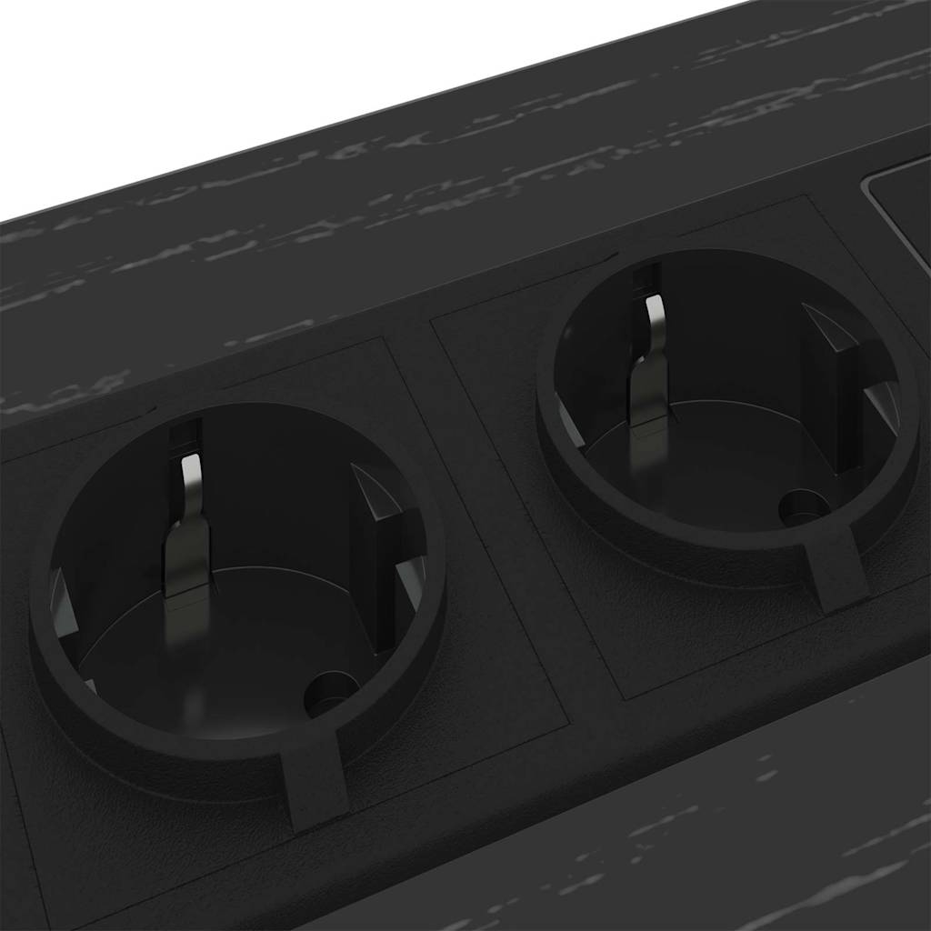 Nachttisch Schwarze Eiche Holzwerkstoff