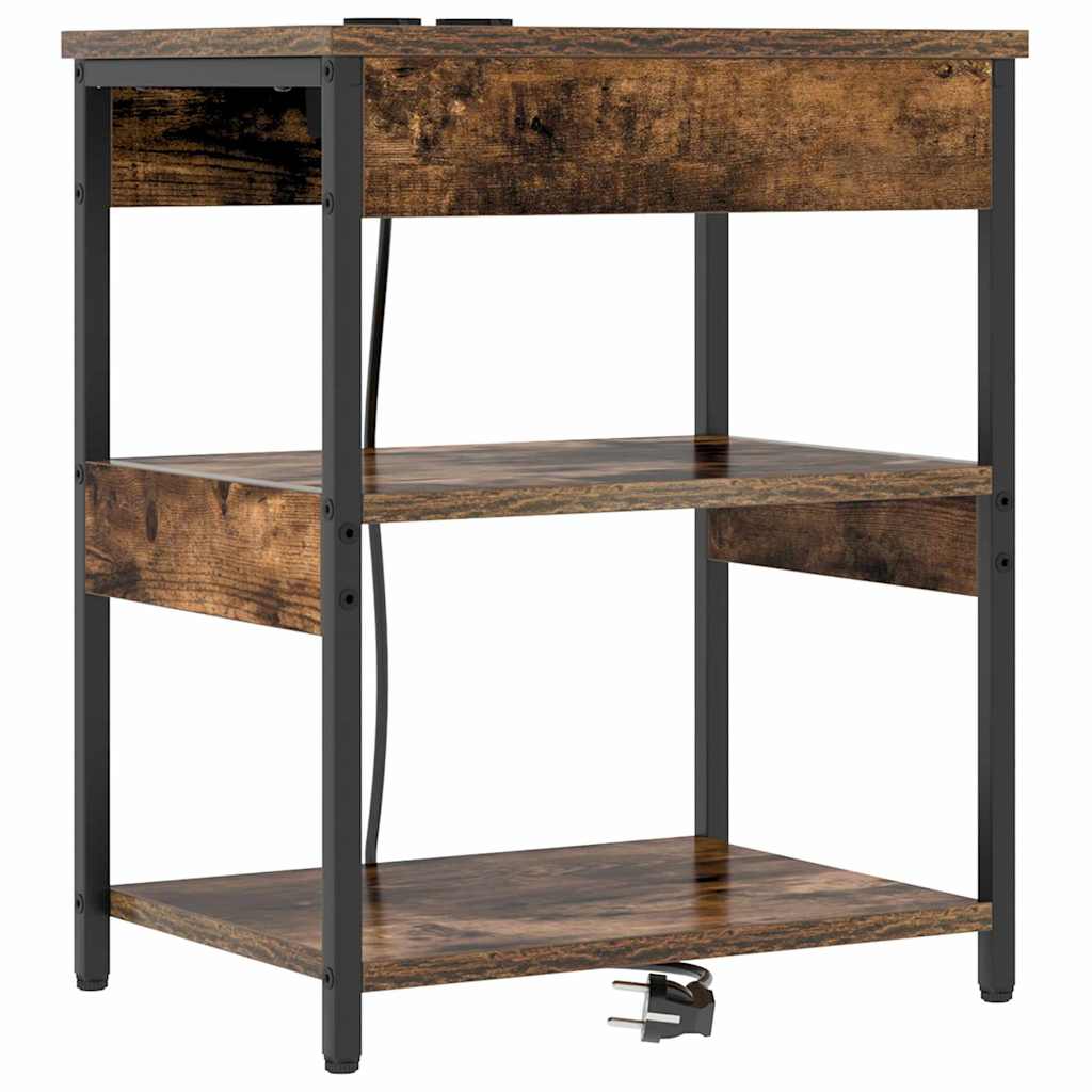 Nachttisch Räuchereiche Holzwerkstoff