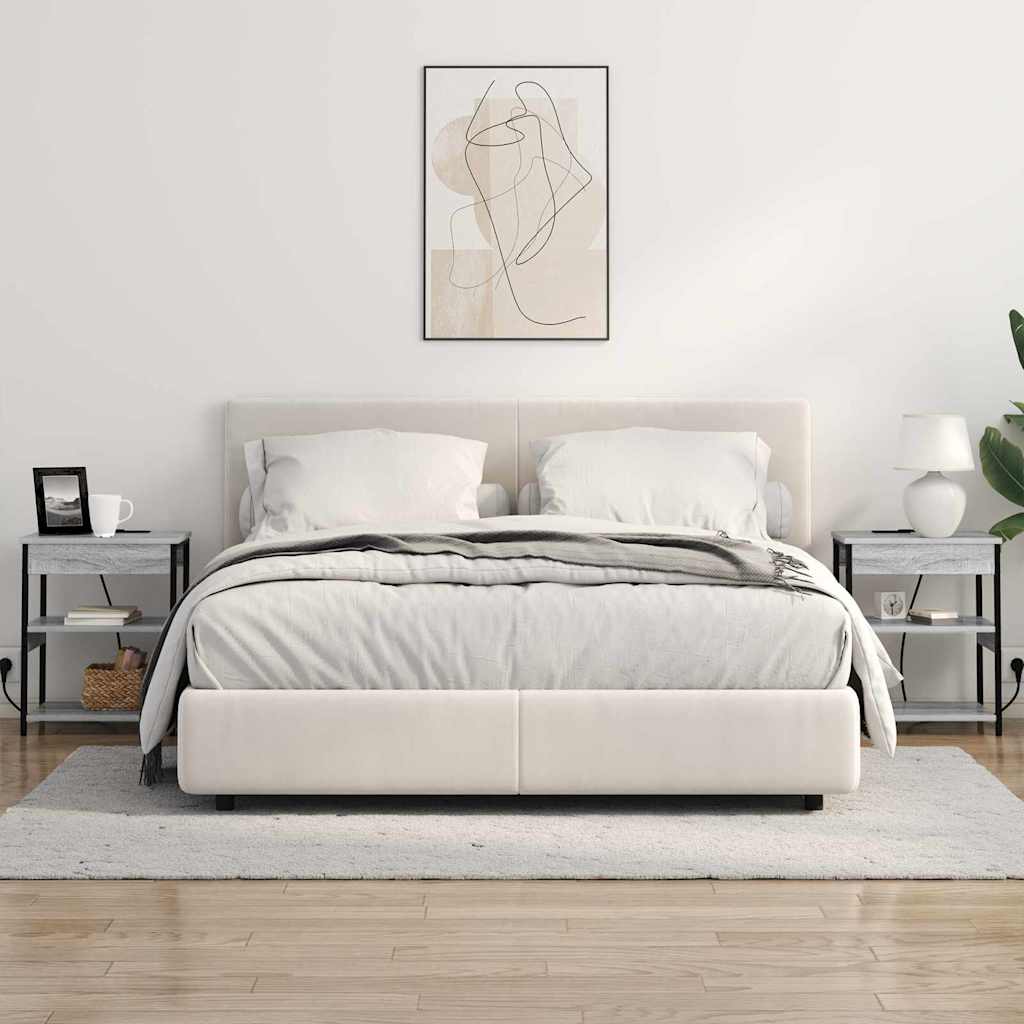 Nachttisch Grau Sonoma Holzwerkstoff