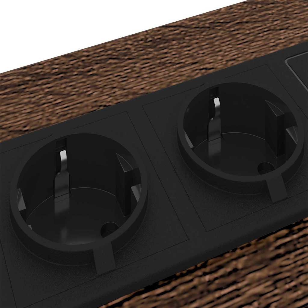 Nachttisch Braune Eiche Holzwerkstoff