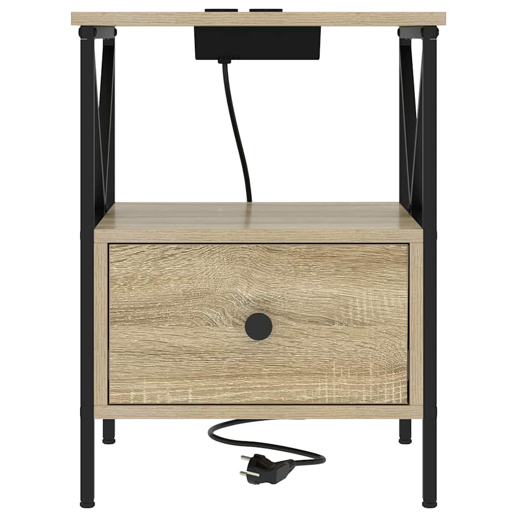 Nachttisch Sonoma-Eiche 41,5 x 40,5 x 55 cm Holzwerkstoff