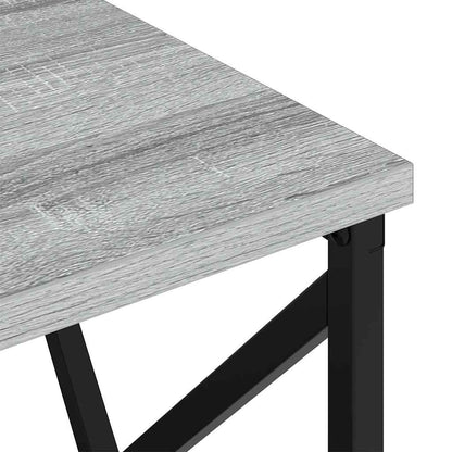 Nachttisch mit Ladestation Grau Sonoma Holzwerkstoff