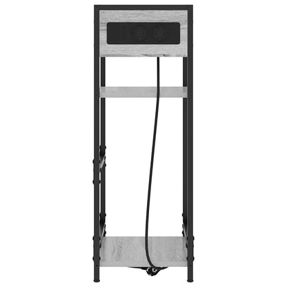 Nachttisch Grau Sonoma 40 x 27 x 76 cm Holzwerkstoff