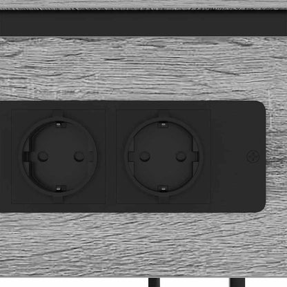 Nachttisch Grau Sonoma 41 x 28 x 76 cm Holzwerkstoff