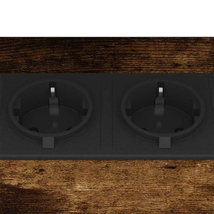 Nachttisch Räuchereiche 38 x 30 x 48 cm Holzwerkstoff