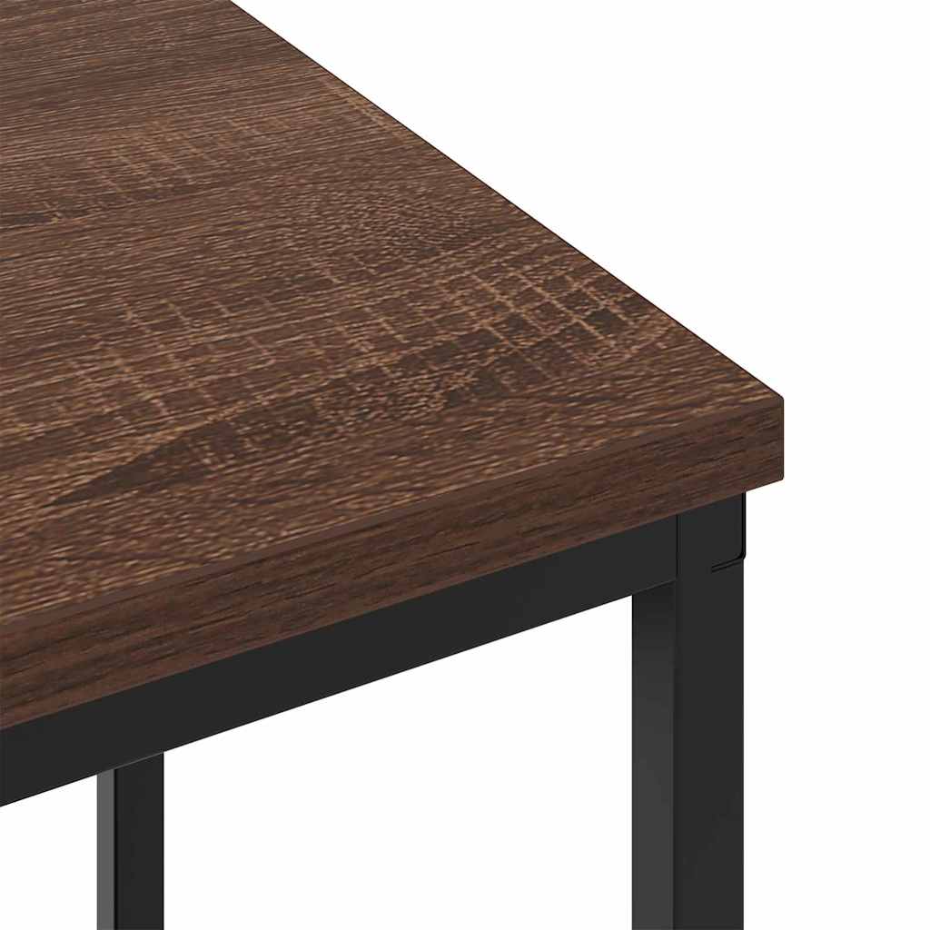 Nachttisch 2 pcs Braune Eiche 38 x 30 x 48 cm Holzwerkstoff