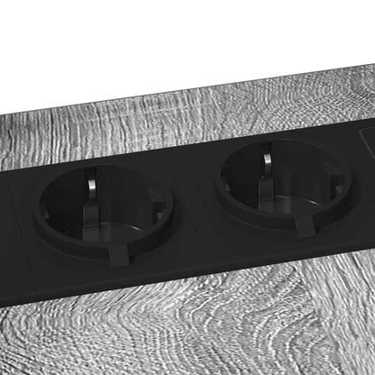 Nachttisch Grau Sonoma 41,5 x 26 x 60,5 cm Holzwerkstoff