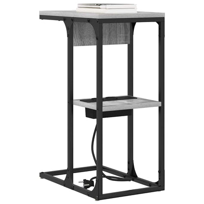 Nachttisch Grau Sonoma 41,5 x 26 x 60,5 cm Holzwerkstoff