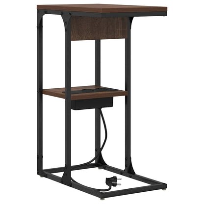 Nachttisch Braune Eiche 41,5 x 26 x 60,5 cm Holzwerkstoff