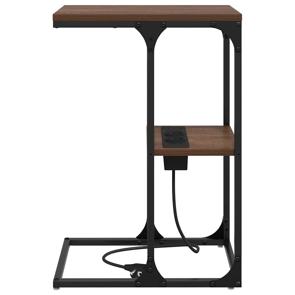 Nachttisch Braune Eiche 41,5 x 26 x 60,5 cm Holzwerkstoff