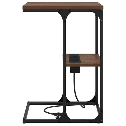 Nachttisch Braune Eiche 41,5 x 26 x 60,5 cm Holzwerkstoff