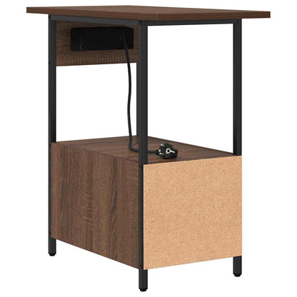 Nachttisch Braune Eiche 60 x 30 x 61 cm Holzwerkstoff