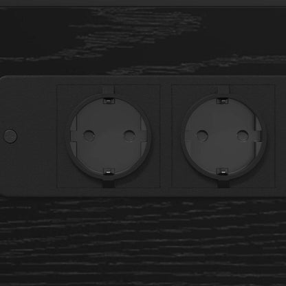 Nachttisch Schwarze Eiche Holzwerkstoff