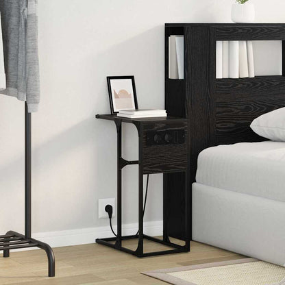 Nachttisch Schwarze Eiche Holzwerkstoff
