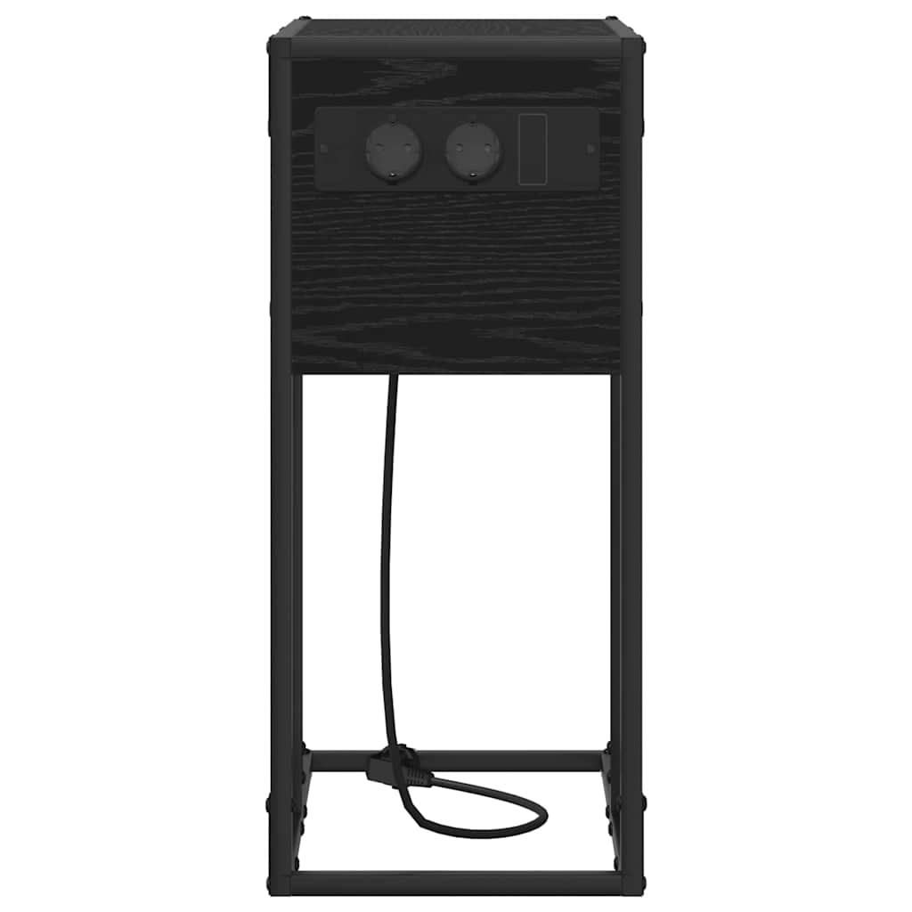 Nachttisch Schwarze Eiche Holzwerkstoff