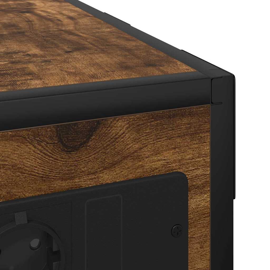 Nachttisch Räuchereiche Holzwerkstoff