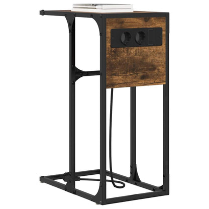 Nachttisch Räuchereiche Holzwerkstoff