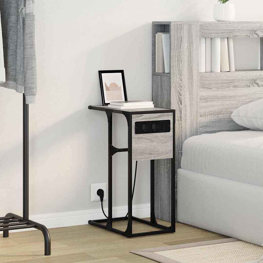 Nachttisch Grau Sonoma Holzwerkstoff