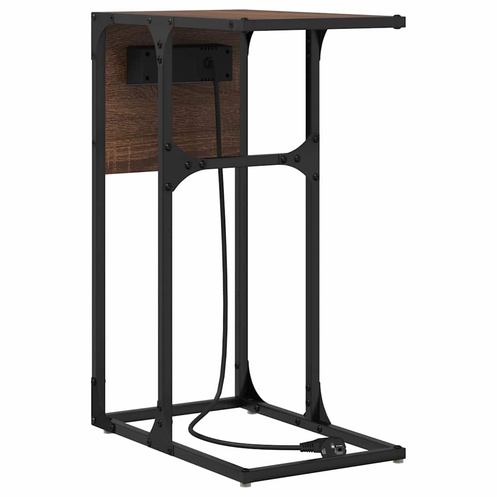 Nachttisch Braune Eiche Holzwerkstoff