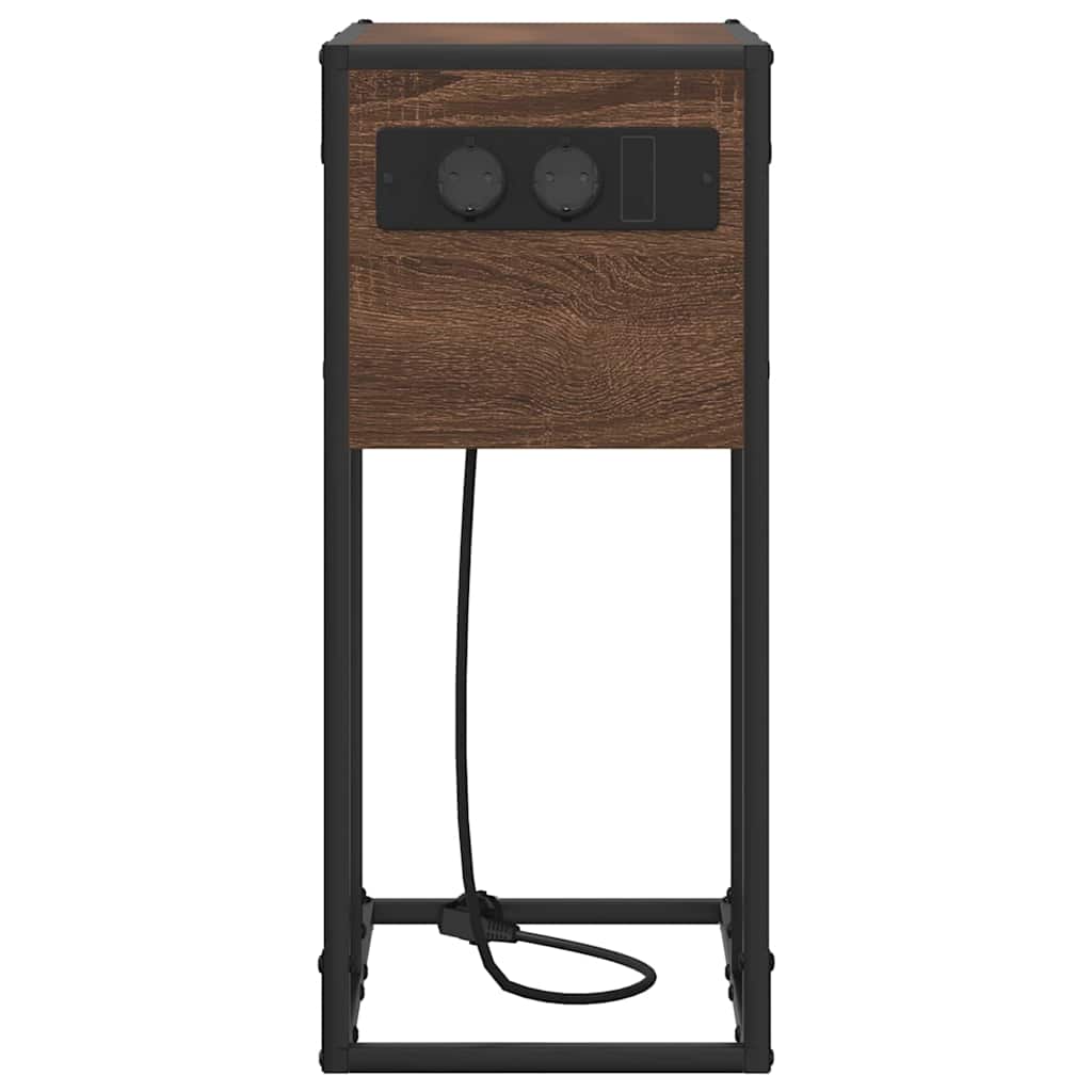 Nachttisch Braune Eiche Holzwerkstoff