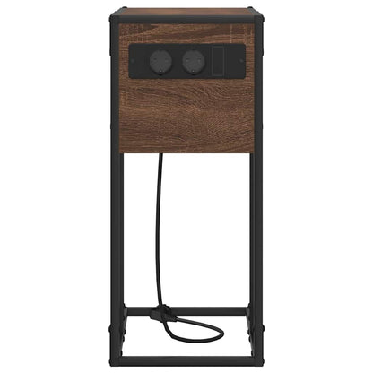 Nachttisch Braune Eiche Holzwerkstoff