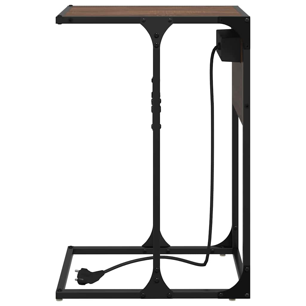 Nachttisch Braune Eiche Holzwerkstoff