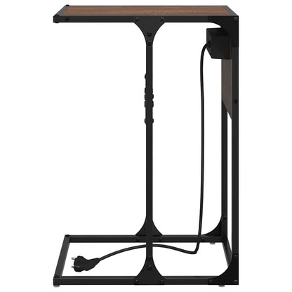 Nachttisch Braune Eiche Holzwerkstoff