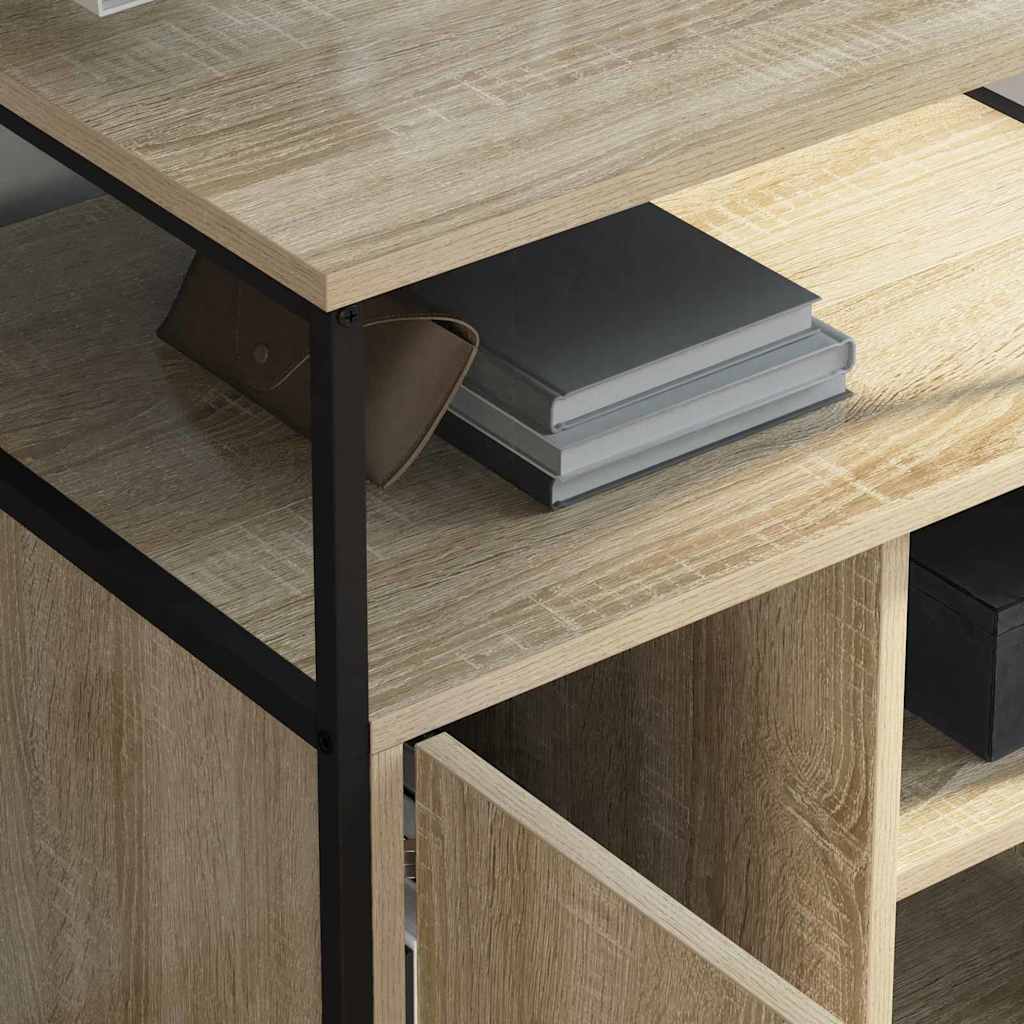 Büroschrank mit Lademöglichkeit Sonoma Eiche 61 x 46 x 67 cm