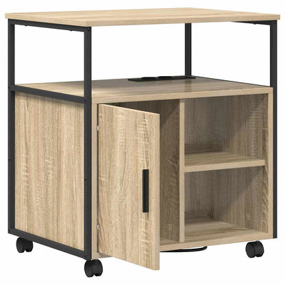 Büroschrank mit Lademöglichkeit Sonoma Eiche 61 x 46 x 67 cm