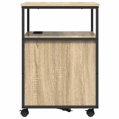 Büroschrank mit Lademöglichkeit Sonoma Eiche 61 x 46 x 67 cm